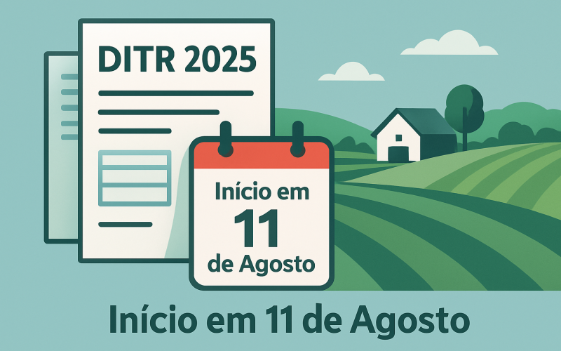 Entrega da DITR 2025 Começa em 11 de Agosto