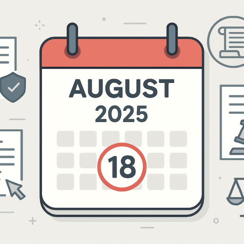 Novas Regras do eSocial S-1.3 em vigor a partir de 18 de agosto de 2025